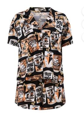WAY TO CELEBRATE TRICK OR TREAT PAJAMAS BLACK VARIOUS SIZES (NEW WITH TAGS) A26